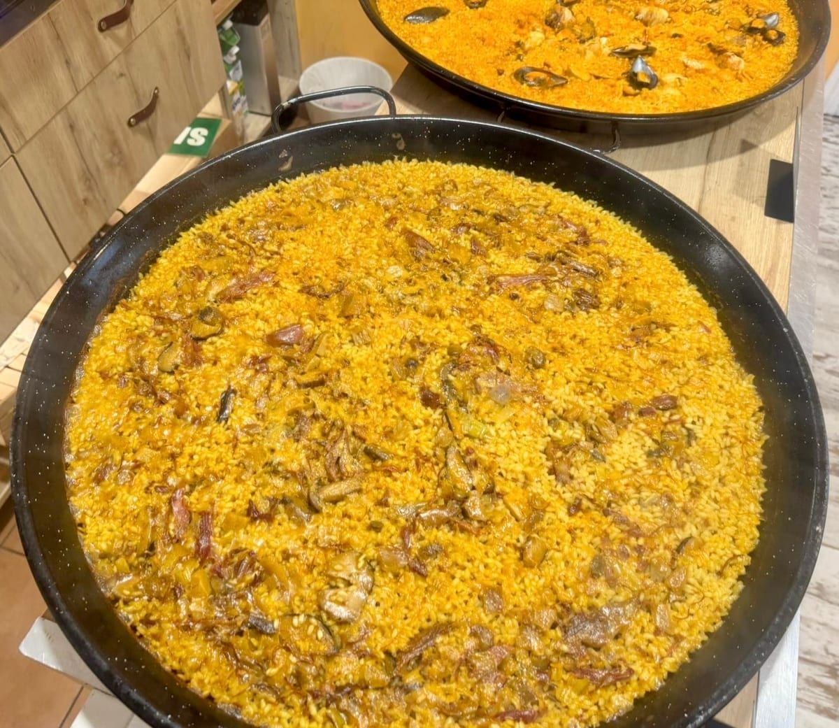 Paellas a domicilio en Madrid